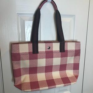 NWT Coach bag pink plaid